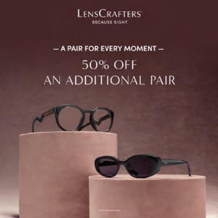 50% OFF AN ADDITIONAL PAIR