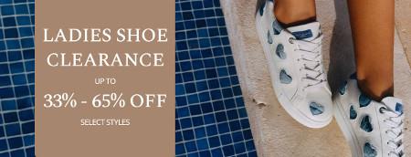 Ladies Shoe Clearance Up to 33% - 65% off